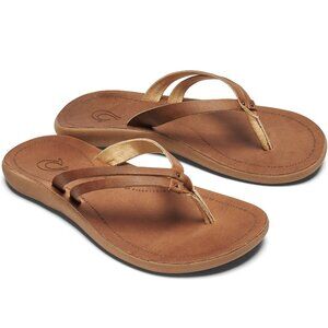 OluKai Kapehe Luana Sandals (Sahara Brown; Size 9)